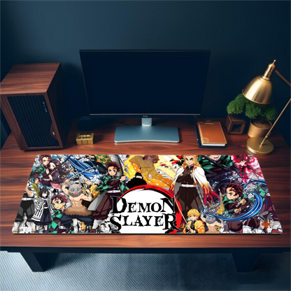 Demon slayer Large Desktop Mat