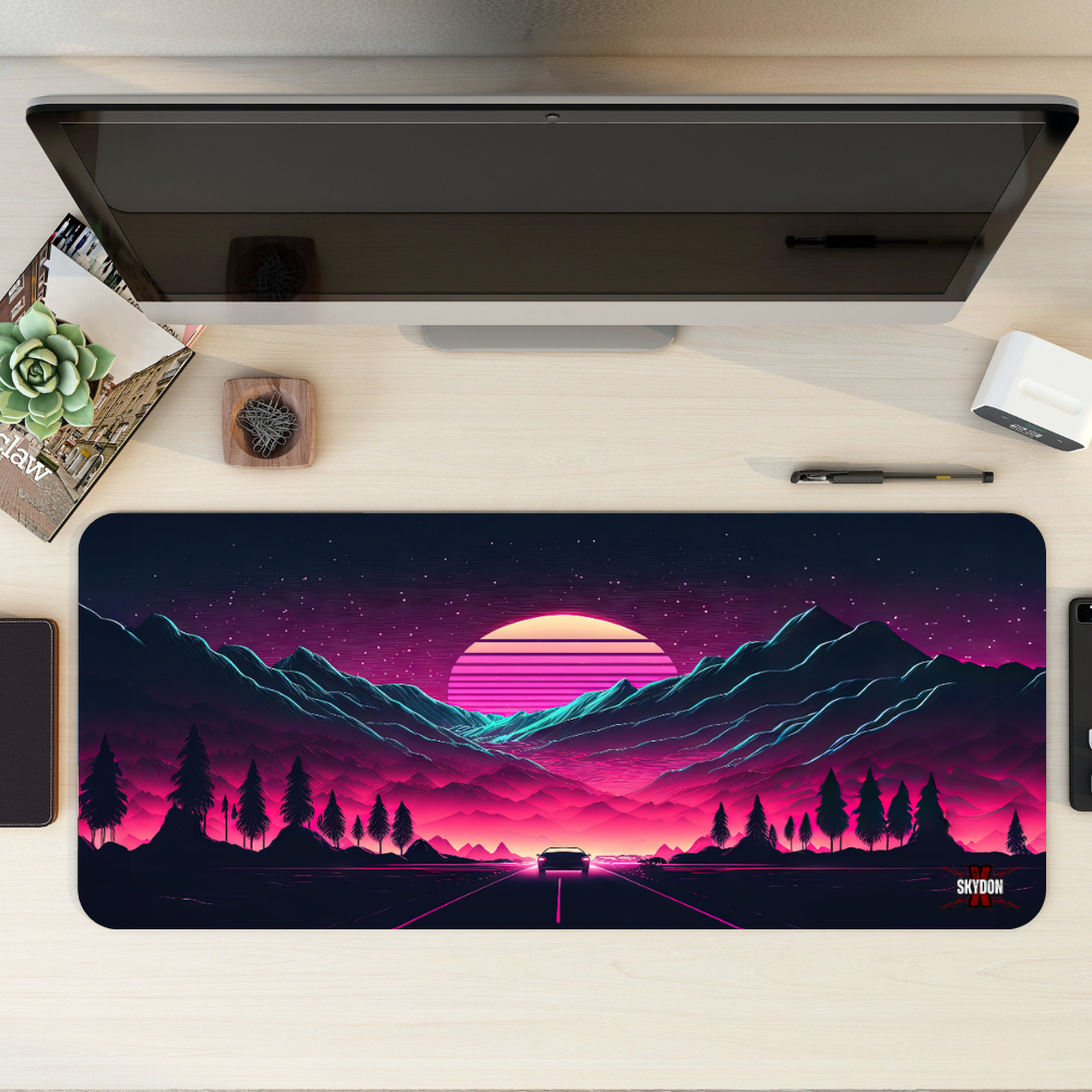 Highway Large Desktop Mat