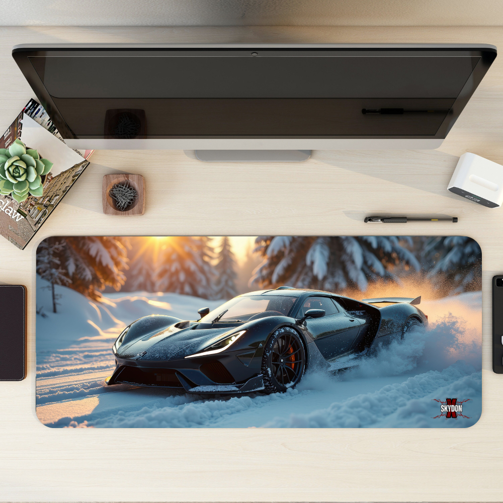 McLaren Car Large Desktop Mat